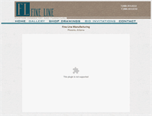 Tablet Screenshot of finelinecab.net